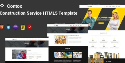 Contox - Construction Service HTML5 Template