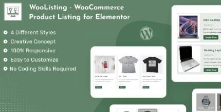 WooCommerce Product Listing for Elementor