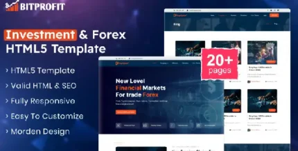 BitProfit - Investment and Forex HTML5 Template