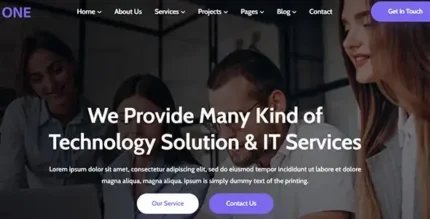 Techone - Software & IT Solutions Services HTML5 Template