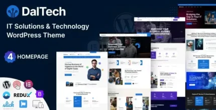 Daltech - IT Solutions & Technology WordPress Theme