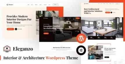 Eleganzo | Interior & Architecture WordPress Theme