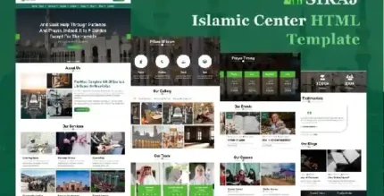 Siraj - Islamic Center HTML5 Website Template