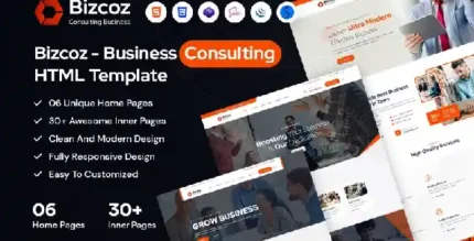 Bizcoz - Consulting Business HTML Template