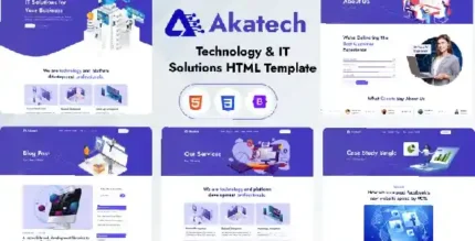 Akatech - Technology & IT Solutions HTML Template