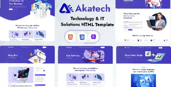 Akatech - Technology & IT Solutions HTML Template