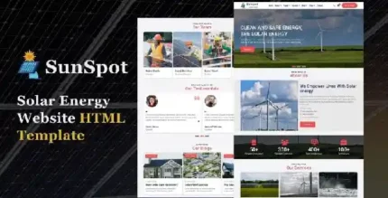 Sunspot - Solar Energy HTML5 Website Template