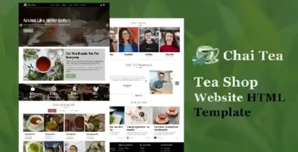 Chai Tea - Tea Shop HTML5 Website Template