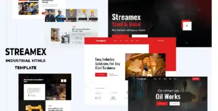 Streamex - Industrial and Construction HTML Template