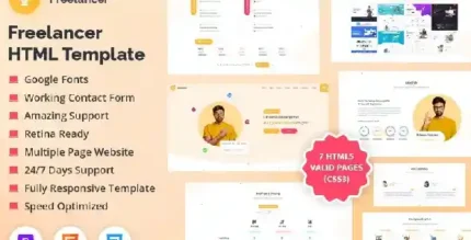 Freelancer HTML Website Template