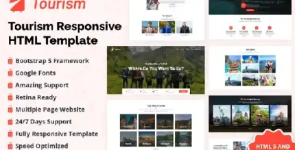 Tourism Responsive HTML Template