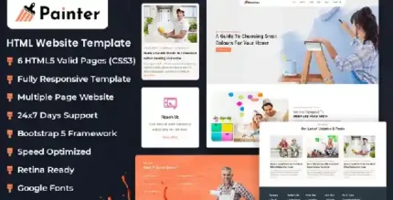 Painting Services Responsive HTML Template