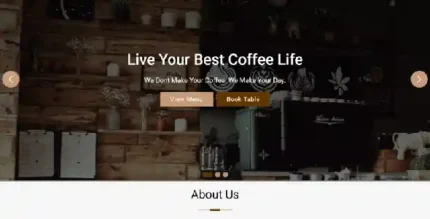 Coffee Point - Coffee Shop React Website Template