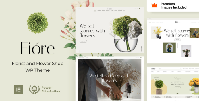 Fiore - Flower Shop Florist Ecommerce WordPress Theme