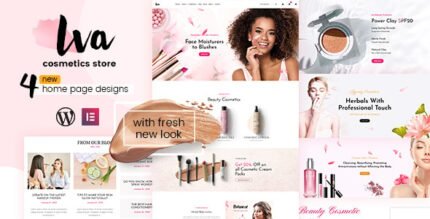 Iva Beauty Cosmetics Shop WordPress Theme