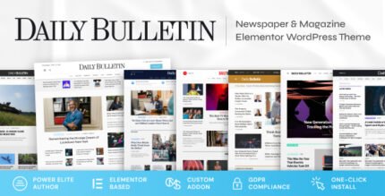 Daily Bulletin Magazine & Newspaper Theme